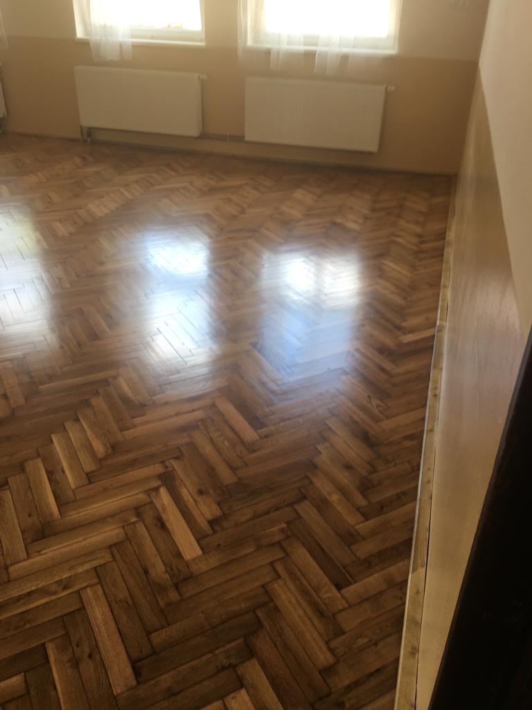 Renovace parket Společenského sálu foto 2