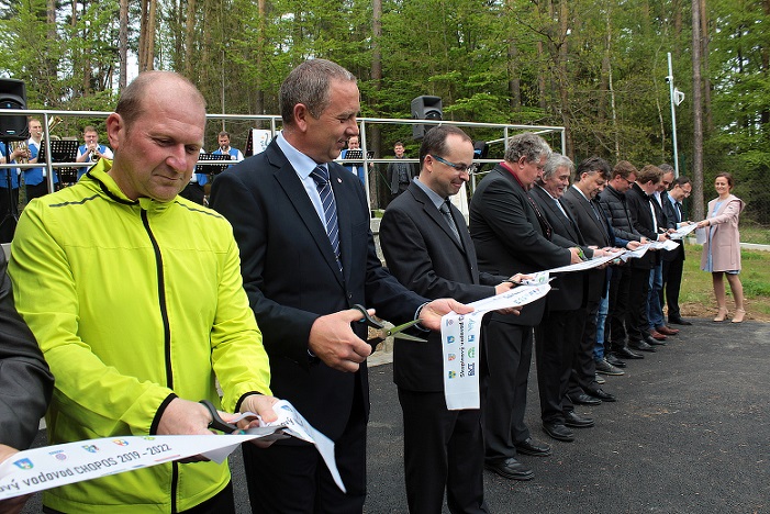 Zálesí Chopos skupinový vodovod přestřižení šerpy 2