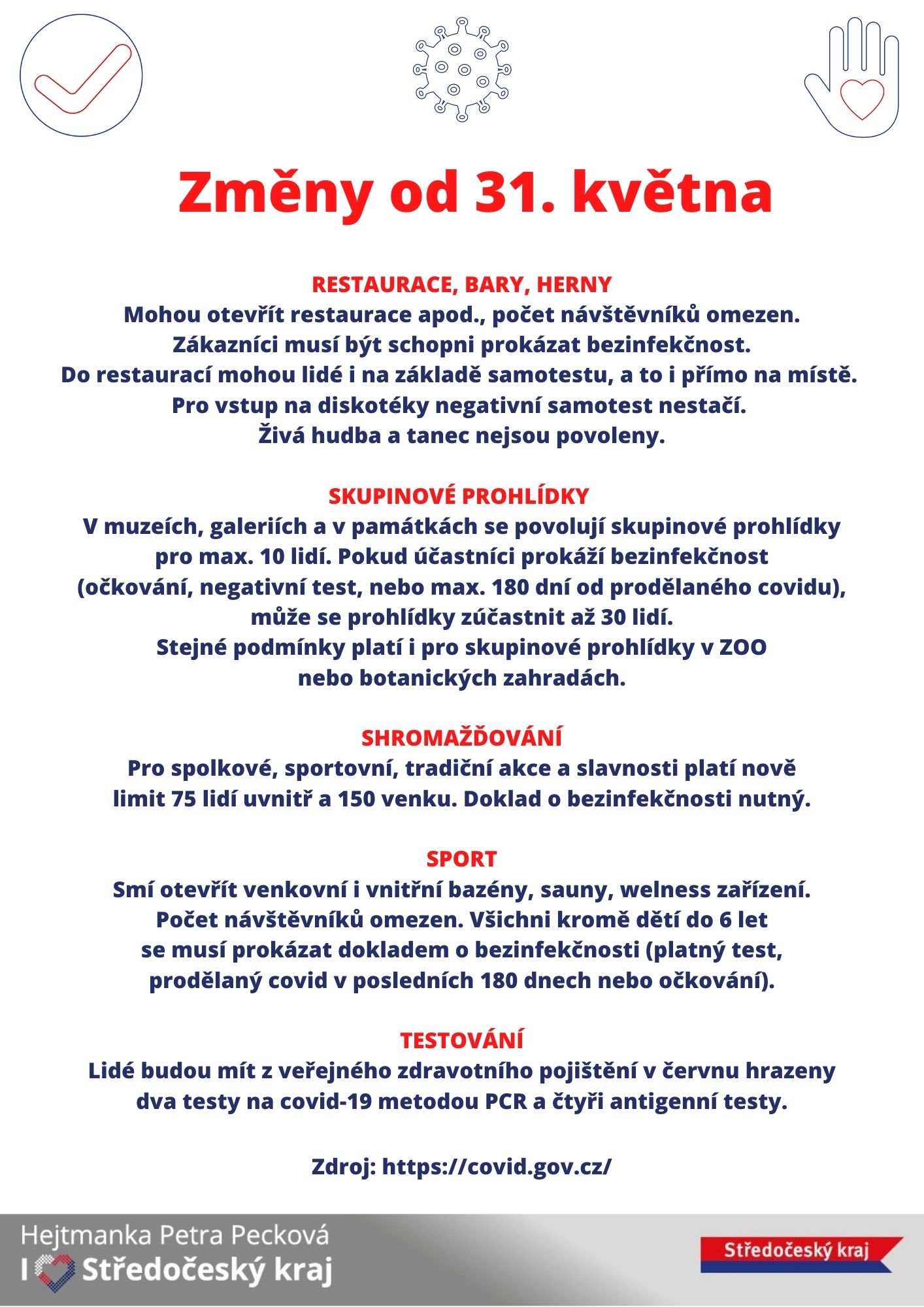 Změny od 31. května 3