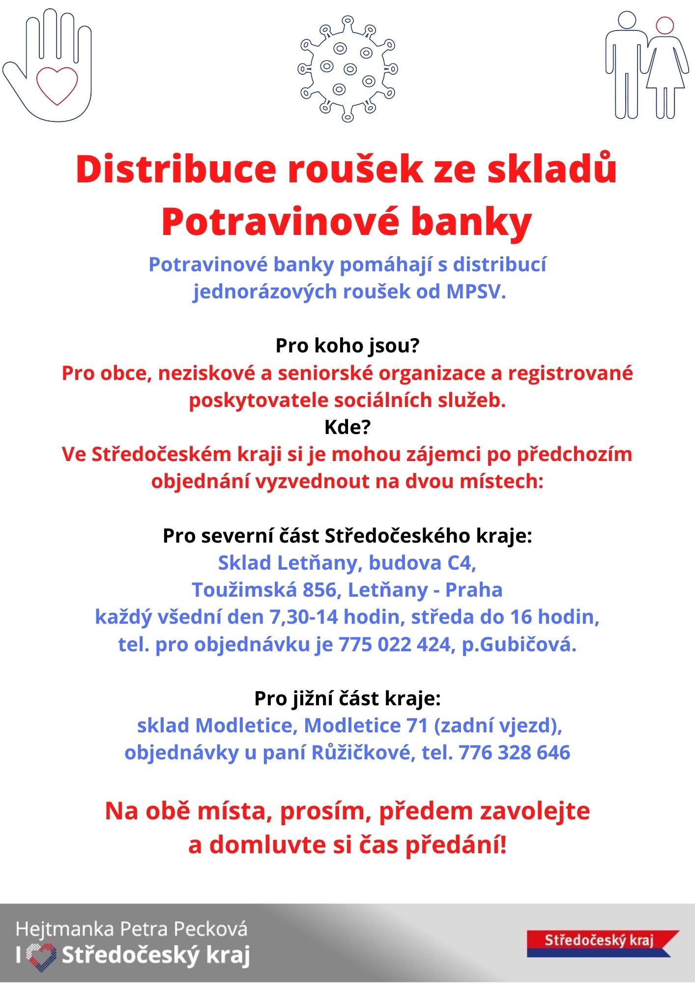 Distribuce roušek